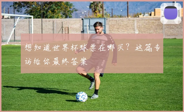 想知道世界杯球票在哪买？这篇专访给你最终答案